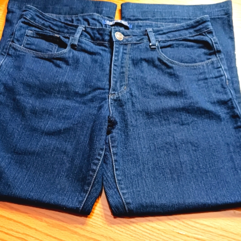 Bell bottoms jeans Lexi size 14. Soft fabric. Studs on back pocket